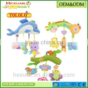 Hot Sale Baby Toddler Car Bed Stroller Crib Cot Pram Hanging Musical Spiral Activity thumbnail-1