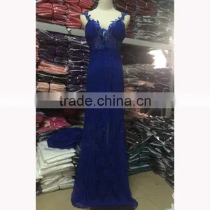 Walson Latest Fashion Elegant Blue Slim Girl Prom Dresses thumbnail-4