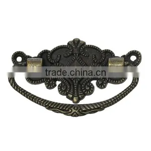 Custom Antique Bronze Irregular Pattern Jewelry Wooden Box Pull Handle Knobs thumbnail-1