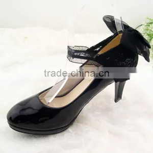 Black Lace and Bowknot Decorative Shoe Ornaments Shoe Lace Clips for Wedding Shoe Accessories thumbnail-2