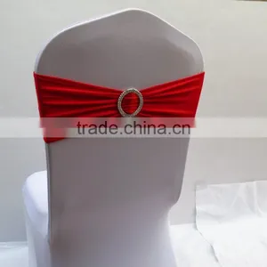 FACTORY SUPPLY LYCRA SPANDEX CHAIR BAND SASHES WITH BUCKLE FOR CHAIR COVER BRAND NEW thumbnail-1