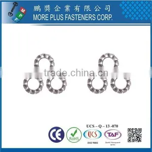 Taiwan Stainless Steel 18-8 Copper Brass Aluminum Tooth Lock Washer Type Of Lock Washers Star Lock Washer thumbnail-3