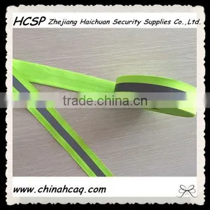 Custom Polyester Knitted Elastic Band, Reflective WebbingTape,Reflective Waved Webbing for Safety Garment thumbnail-1