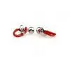 Fascinating Red Color Leather Chain Cufflinks thumbnail-2