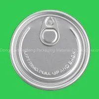 307# 83.3mm Aluminum Easy Open End Can Lid thumbnail-1