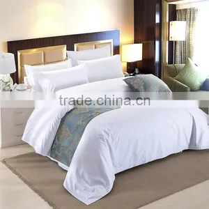Supplier Hotel Bed Linen Sheets Quilts 100% Cotton Bedding Set thumbnail-1
