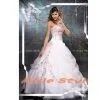 Strapless Organza Wedding Dress---ALE12 thumbnail-1