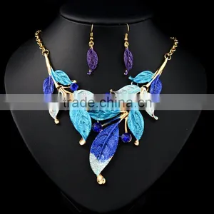 New Women Rhinestone Crystal Necklace Earring Wedding Bridal Jewelry Set thumbnail-1