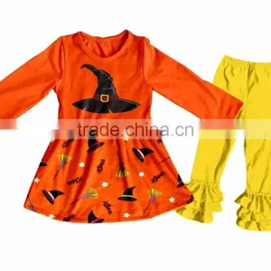 Children's Cotton Clothes Halloween Outfit Wholesale Remake Polka Dot Clothes Suit Sets Fall Children Clothing thumbnail-3