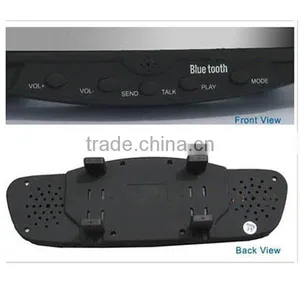 Handsfree Rearview Bluetooth Mirror Car Kit Rearview thumbnail-2
