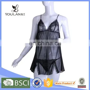 New Arrival Elegant Black Female Sexy Hot Fashion Show Lingerie thumbnail-1