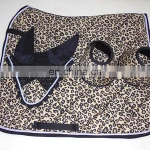COTTON LEOPARD PRINT SADDLE PADS thumbnail-3