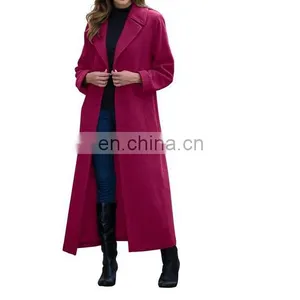 Top Grade New Fashion Lady Winter Trench Wool Coat thumbnail-1