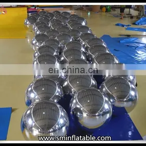 China Supplies Wholesale Inflatable Mirror Ball Silver Mirror Ball Decoration On Sale thumbnail-4