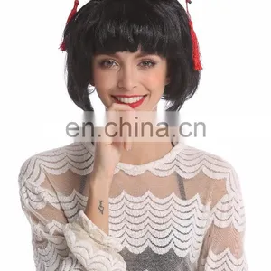 Japanese Geisha Bobo Party Wigs P-W219 thumbnail-4