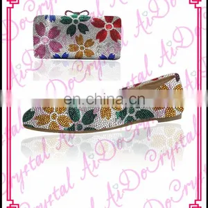 Aidocrystal Handmade Fashion Lady Italian Shoes and Bags to Match Women Lady Flat Shoes Wholesale 2015 thumbnail-1