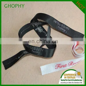 Wholesale Custom Satin Woven Clothing Label for Tshirt thumbnail-2