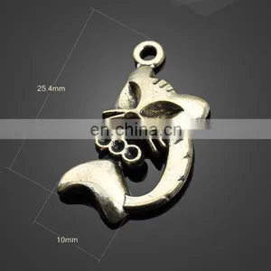 Wholesale Cute Animal Hello Kitty Shape Pendant Alloy Pendant Jewelry Accessories thumbnail-3