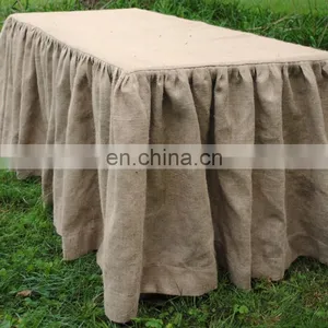 Burlap Fabric Beer Table Cloth Logo thumbnail-2