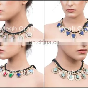 Vintage Kuchi Tribal Jewelry-Turkish Coin Necklace-Gypsy Coin Kuchi Afghan Tribal Boho Jewelry thumbnail-1