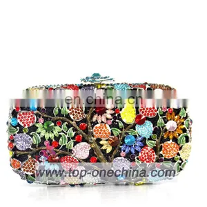 2016 Fashion Women Crystal Stone Evening Bag for Wedding Party thumbnail-2
