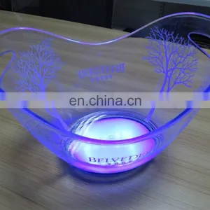 New Design Bar Use Led Plastic Champagne Bucket With Handle thumbnail-6
