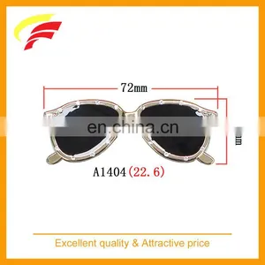 Zinc Alloy Sunglasses Shaped Rhinestone Press Clamp Belt Buckle for Women thumbnail-1
