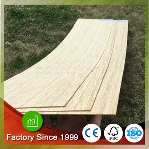 Factory Price 3mm Caramal Bamboo Wood Veneer For Skateboard Board thumbnail-1
