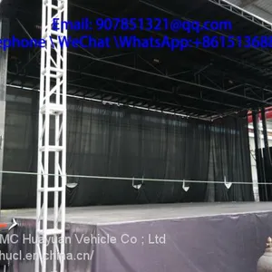 Roadshow 8.5 m Led Mobile Stage Trailer Truck for Sale thumbnail-3