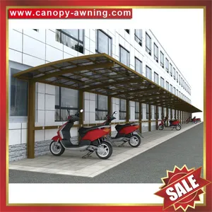 Outdoor Alu Aluminum Aluminium pc Polycarbonate Bus Shelter Canopy Awning thumbnail-3
