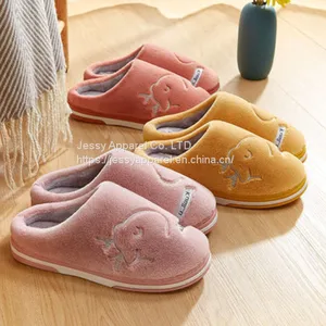 Cotton-padded Slippers in Winter With Warm Thick Soles and Non-slip thumbnail-1