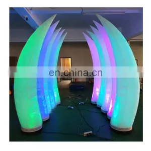 Wholesale 2.5mH Ivory Inflatable Led Tube Attractive Party Decoration thumbnail-2