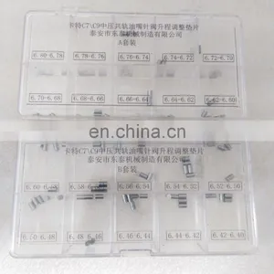 No,122(1) CA T C7 C9 Medium Pressure Nozzle Needle Valve Lift Adjustment Shims (6.40-6.80)20kidsx5pcs thumbnail-1