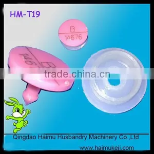 Manufacture of HAIMU Poultry Equipment Adorable Plastic Numbering Rabbit Ear Tags thumbnail-1