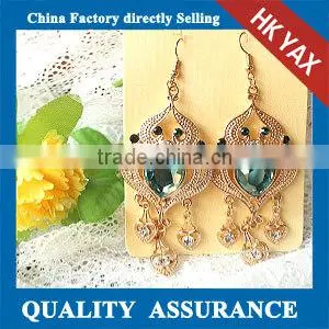0525C Pretty Crystal Bridal Earrings, Bridal Crystal Earrings for Jewelry, Bridal Crystal Earrings for Wedding thumbnail-2