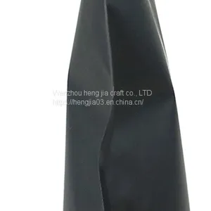 100 Matte Double Color Vertical QuickQlick Repeatable Seal Bags (12 X18 cm X7.1 (4.7 Inches), Black) thumbnail-1