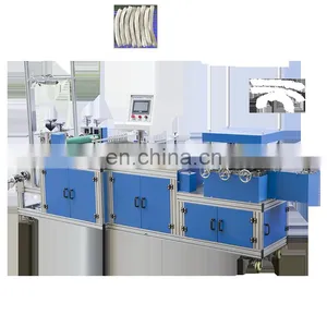 Automatic Non Woven Head Cover Disposable PE Plastic Shower Cap Machine thumbnail-1