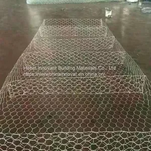 High Quality Galvanized Gabion Cage Stone Basket Zinc Coated Gabion Box Wire Mesh thumbnail-1