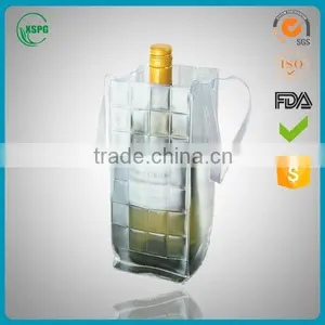 Transparent High Quality PVC Wine Ice Bag thumbnail-1