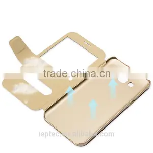 MOFi Open Window Flip Leather Cases for Samsung Galaxy A8,A8000,SM-A800F,with Slide to Answer the Phone Function thumbnail-3