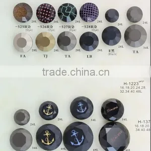 Factory Price Colorful Silk-screen Finish Women Coats Button thumbnail-1