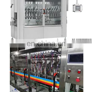 Automatic Alcohol Hand Sanitizer Gel Liquid Filling Machine For Chemical Industry With Capping Labeling Machine thumbnail-2