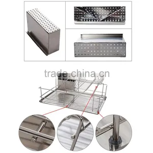 Hot Selling 2 Tier Stainless Steel Dish Rack thumbnail-3