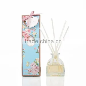 50ml Home Fragrance Aroma Reed Diffuser With Glass Bottle and Clay Decoration SA-2012 thumbnail-3