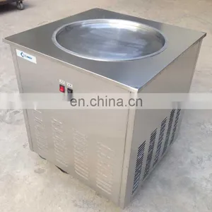 High Quality Single Pot Commercial Fried Ice Cream Roll Machine for Sale thumbnail-4