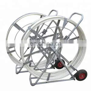 Best Price Flexible 8mm 200m Detectable Fiberglass Cable Push Pull Rodder Cable Pulling Tool Fiberglass Duct Rodders thumbnail-5