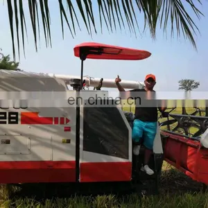 2021 Rice Combine Harvester YAZU 128 Harvetser Chinese Manufacturer Combine Harvester 128hp thumbnail-5