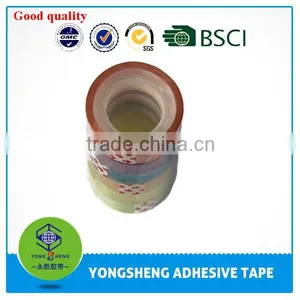 2015 Hot Selling Colorful Personalized BOPP Stationery Tape BOPP Transparent Tape thumbnail-2
