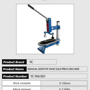 Small Simple Workshop Manual Shoe Sole Press Machine For Shoes Pressing Plate Repair thumbnail-2