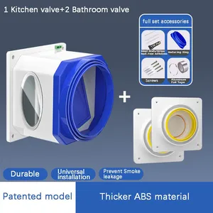 Specialized Flue Smoke Check Valves 1 Kitchen Valve+2 Bathroom Valve thumbnail-1
